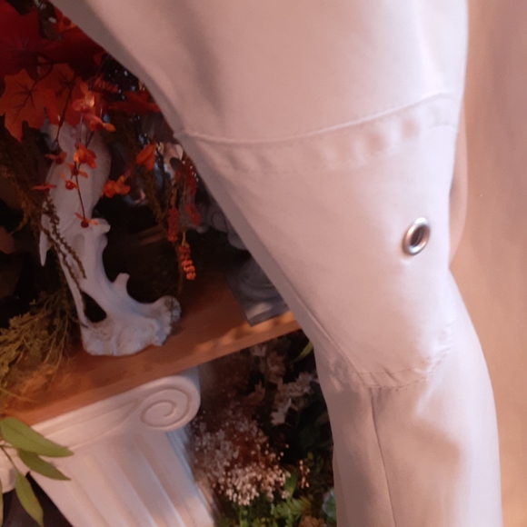 MULBERRY STREET, Large, Nylon,  Rayon, Poly Blend Zip & Snap Hi Neck Jkt - Picture 13 of 14